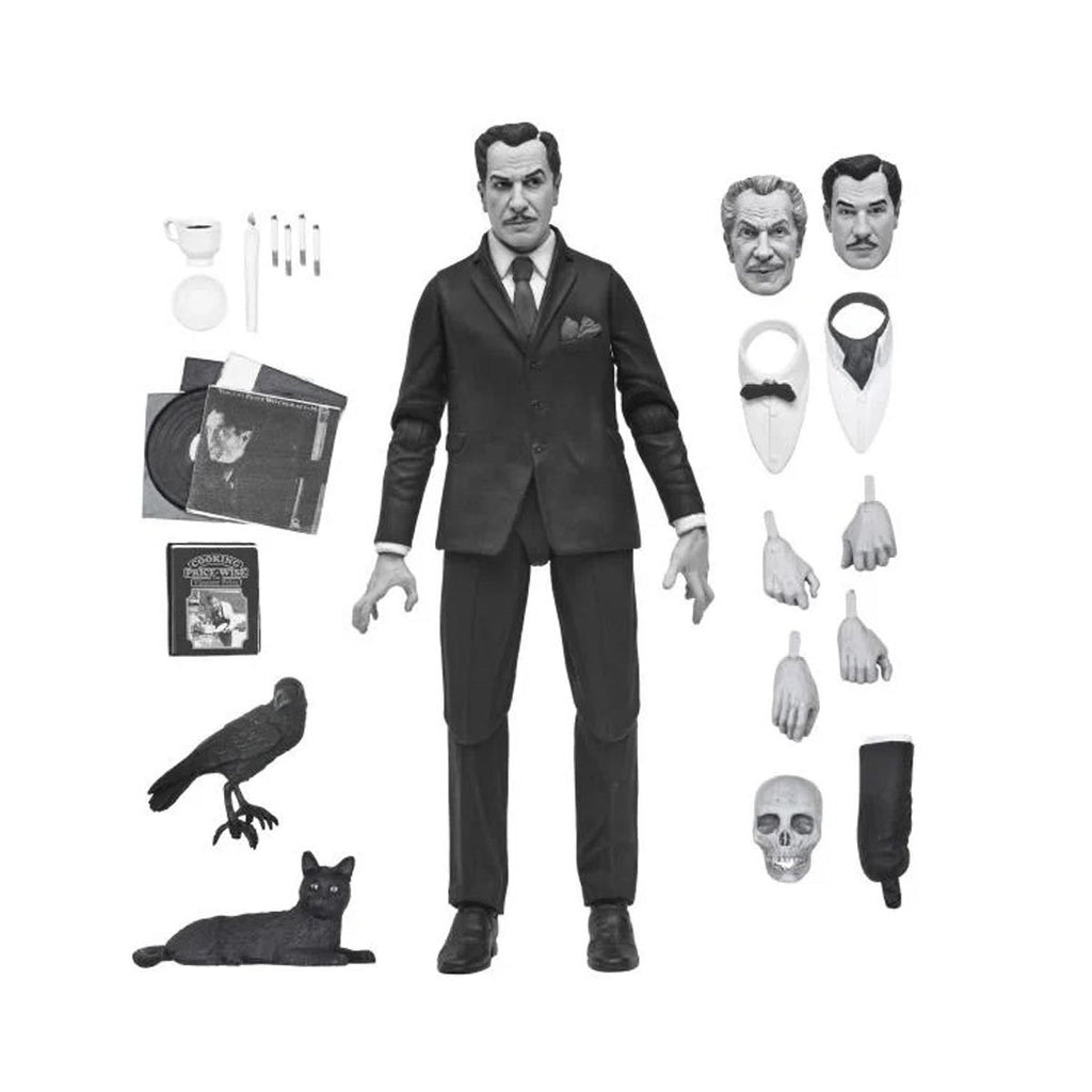Ultimate Vincent Price Black & White 7-Inch Scale Action Figure