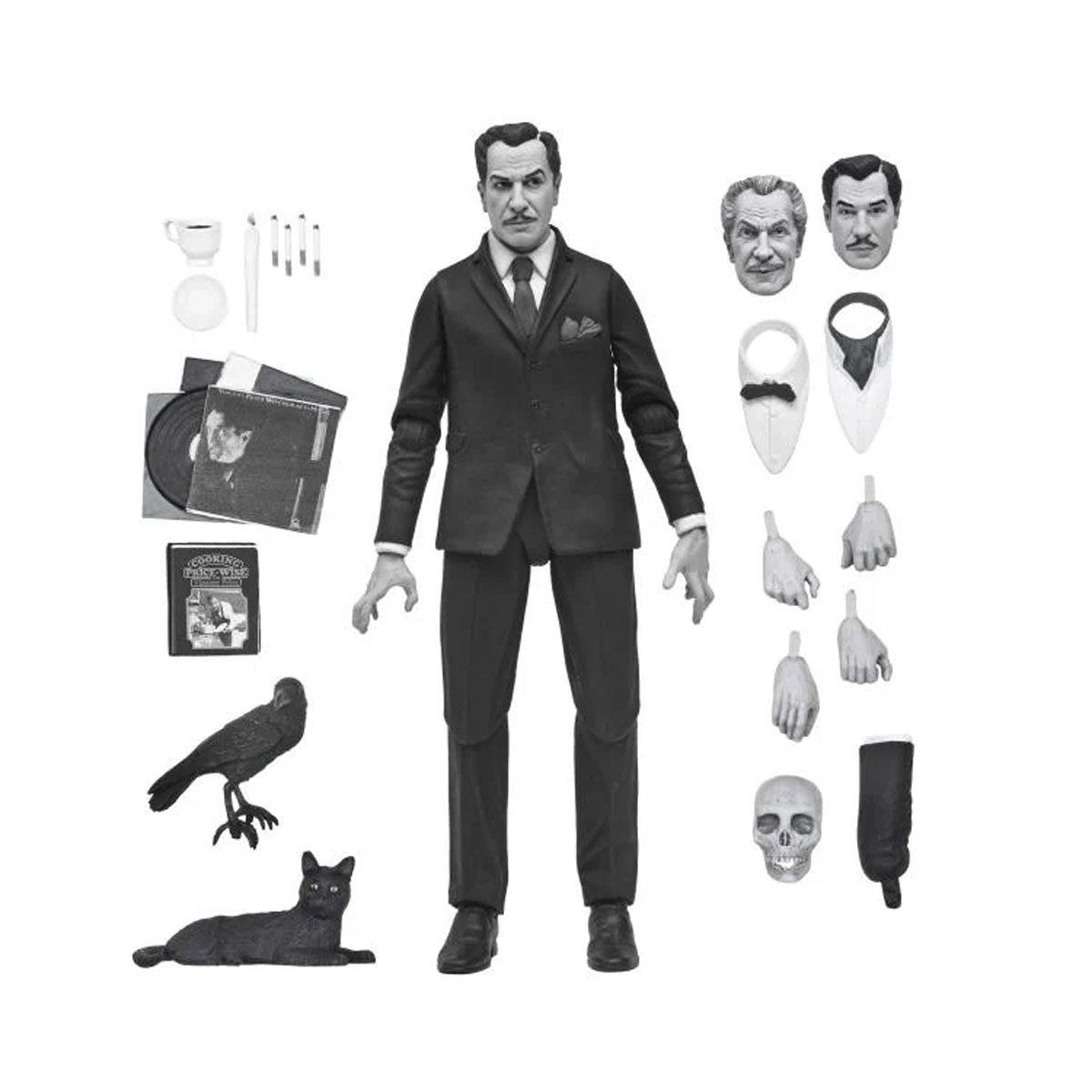 Ultimate Vincent Price Black & White 7-Inch Scale Action Figure