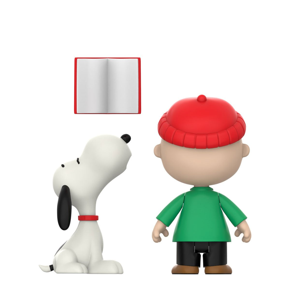 Peanuts Charlie Brown and Snoopy Caroling 3 3/4-Inch ReAction Figures