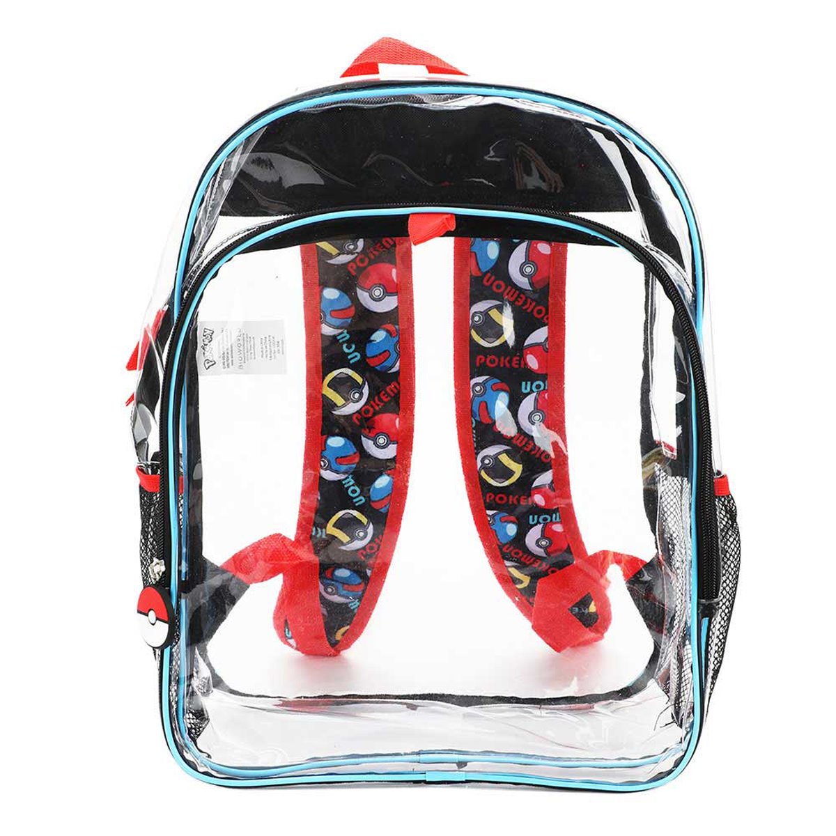 Pokemon Winking Clear Backpack 3-Piece Set