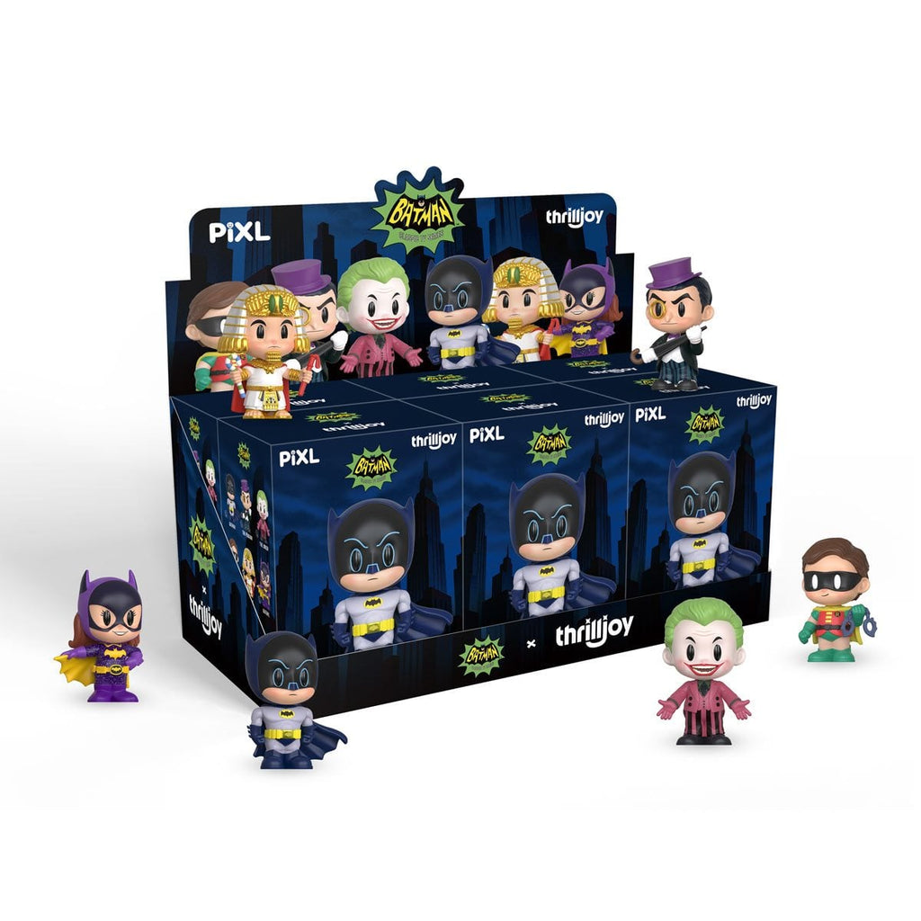 Batman 66 Blind Box PIXL Mini-Figure Display Case of 6