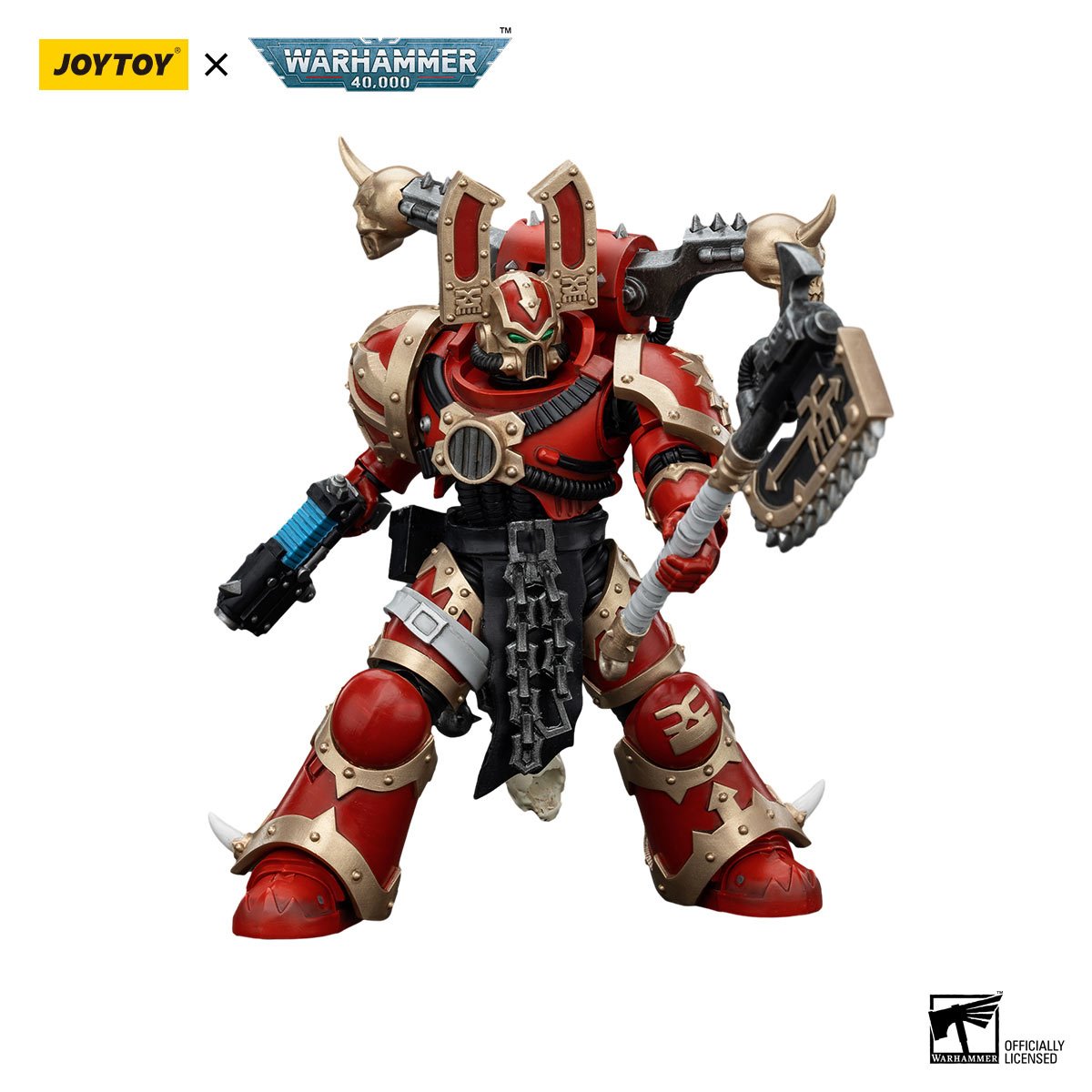 Joy Toy Warhammer 40,000 World Eaters Khorne Berzerker 3 1:18 Scale Action Figure