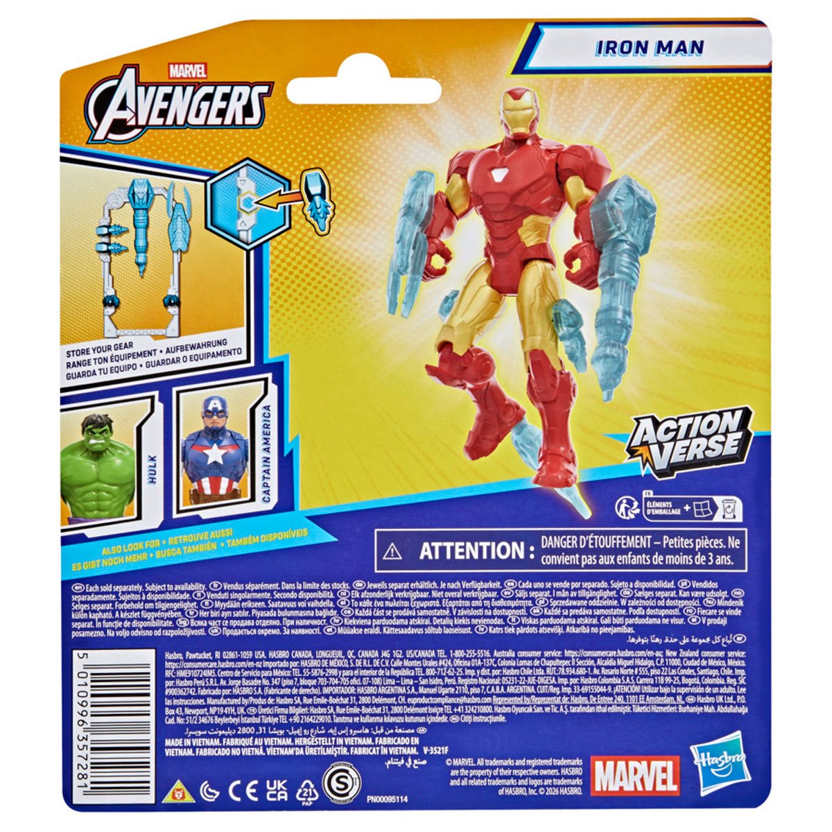 Marvel Avengers ActionVerse Iron Man Action Figure