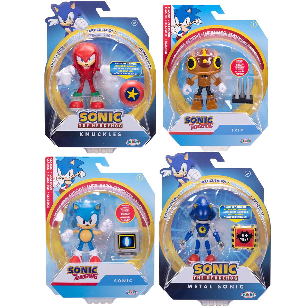 Sonic the Hedgehog Wave 21 4-Inch Scale Action Figure Case of 6