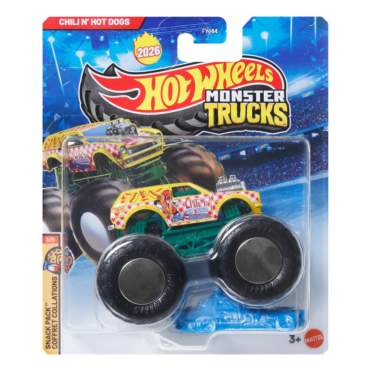 Hot Wheels Monster Trucks 1:64 Scale Vehicle 2026 Mix 5 Case of 8