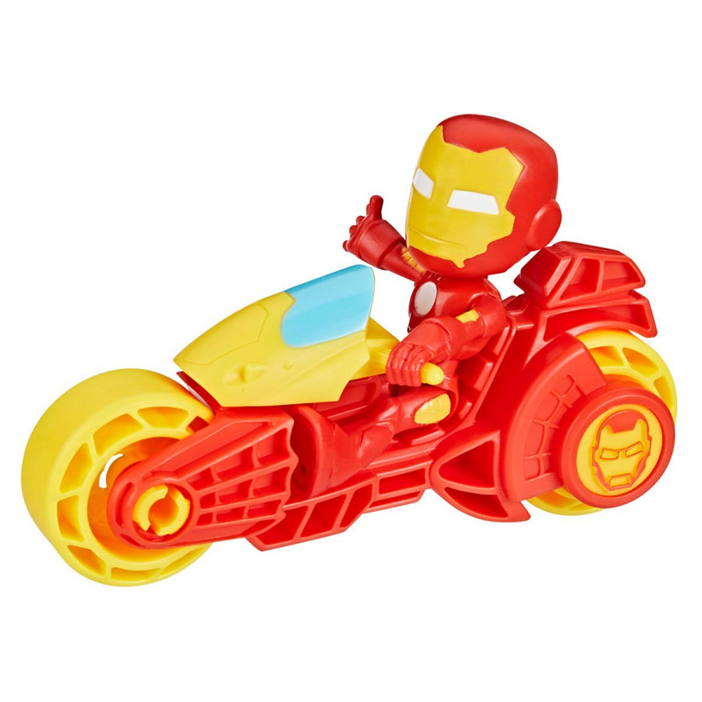 Spidey and His Amazing Friends Iron Man Action Figure & Motorcycle
