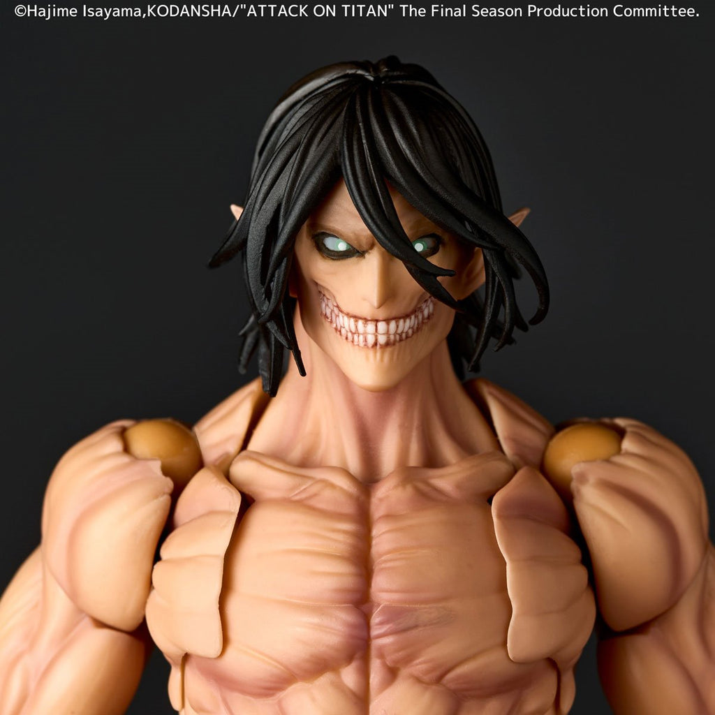 Attack on Titan Eren Yeager Titan Revoltech Amazing Yamaguchi Action Figure