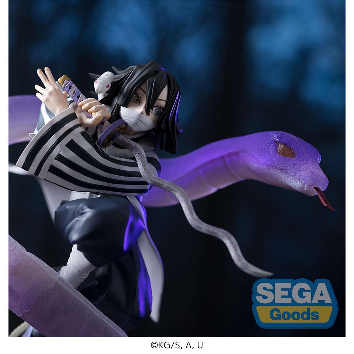 Demon Slayer: Kimetsu no Yaiba Obanai Iguro Hashira Training Arc XrossLink Anime Statue