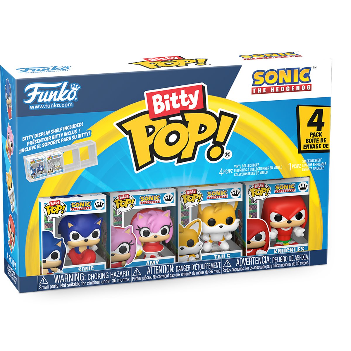 Sonic the Hedgehog Sonic Funko Bitty Pop! Mini-Figure 4-Pack