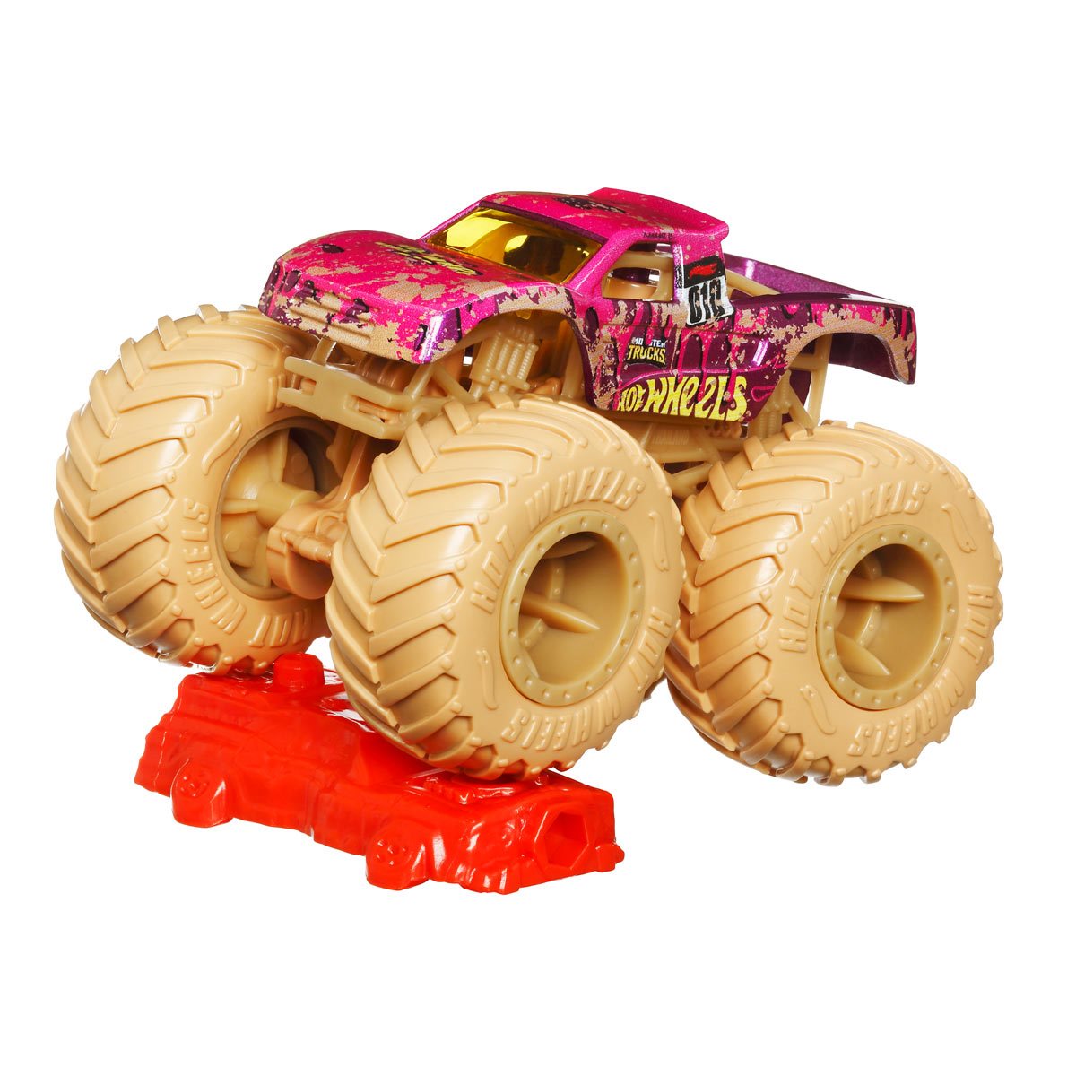Hot Wheels Monster Trucks 1:64 Scale Vehicle Mix 9 Case of 8