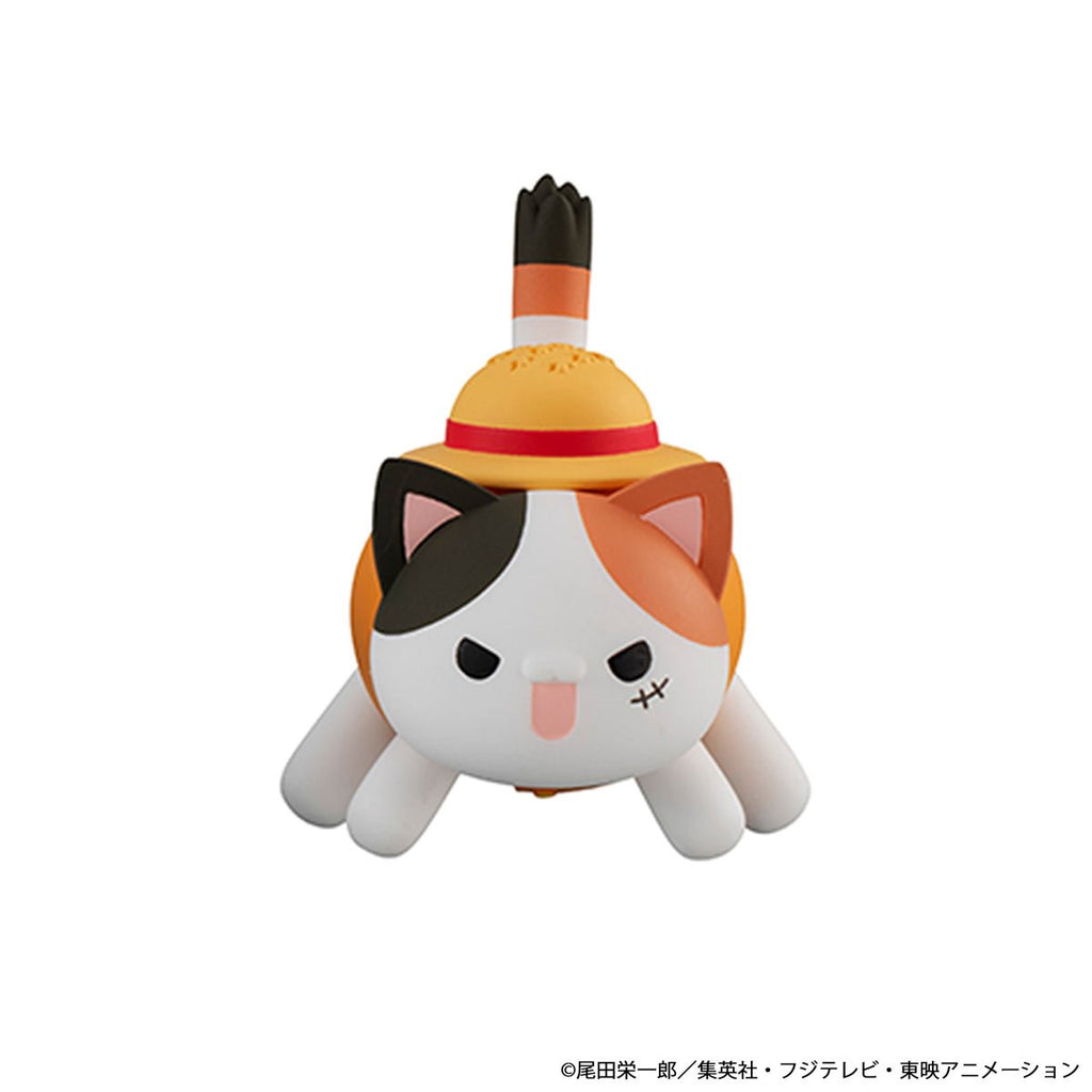 One Piece Nyan Piece Nyan! Luffy and the Seven Warlords of the Sea Mega Cat Project Mini-Figure Case of 8 - Repeat