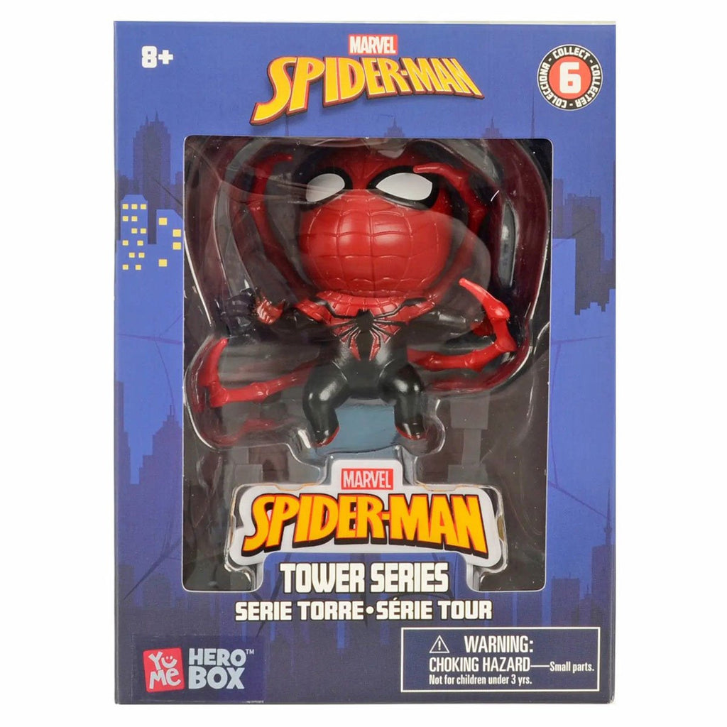 Spider-Man HeroBox Tower Series Window Box Mini-Figure Case of 6