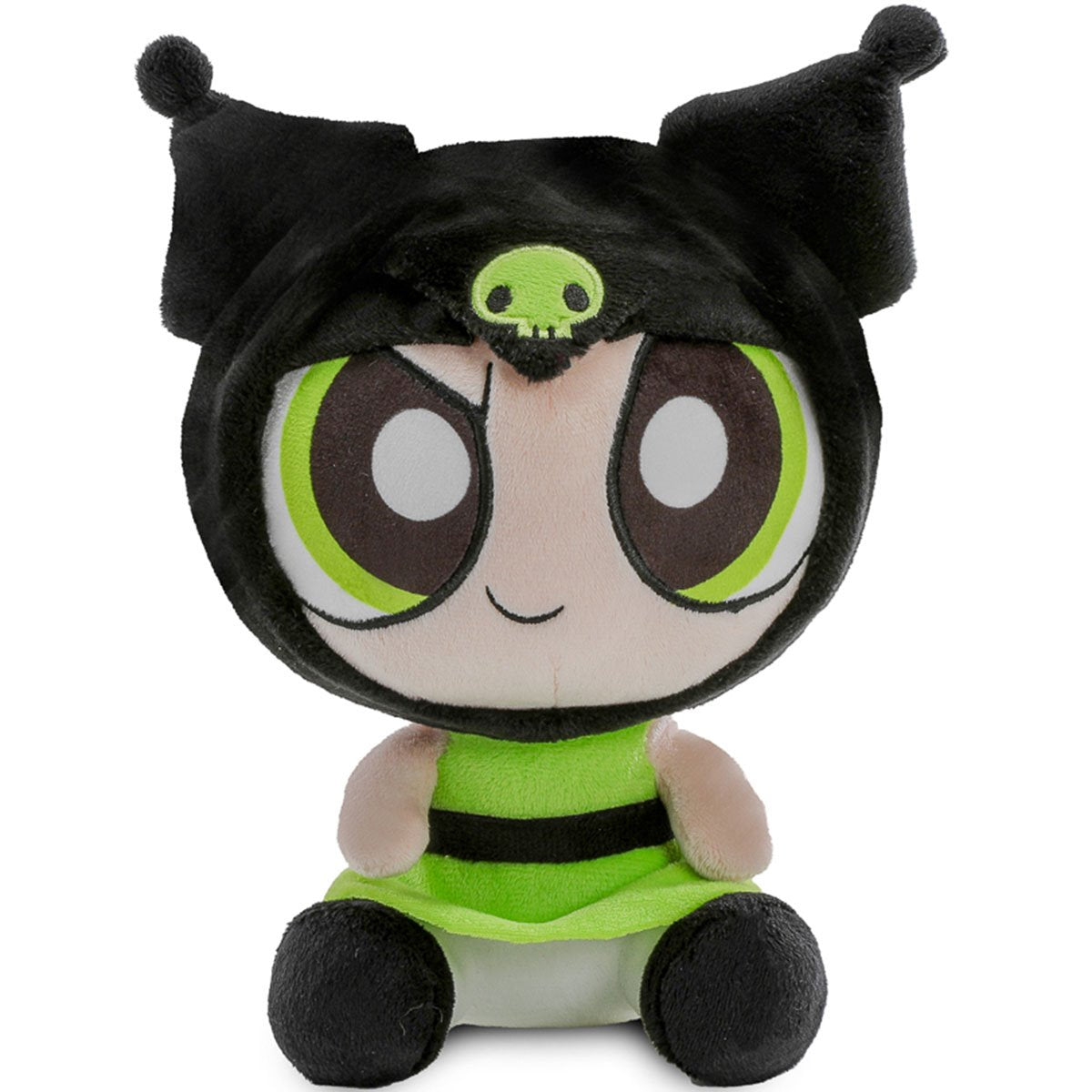 Hello Kitty and Friends x The Powerpuff Girls Buttercup as Kuromi Phunny Plush