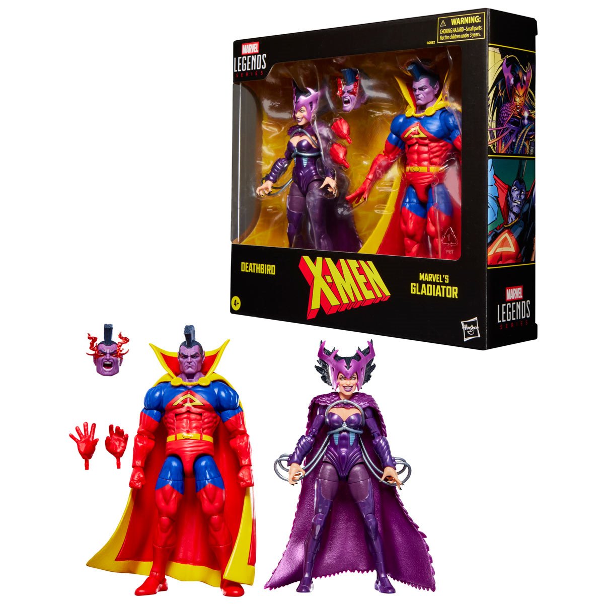 X-Men Marvel Legends Series Deathbird & Marvel’s Gladiator 6-Inch Action Figures