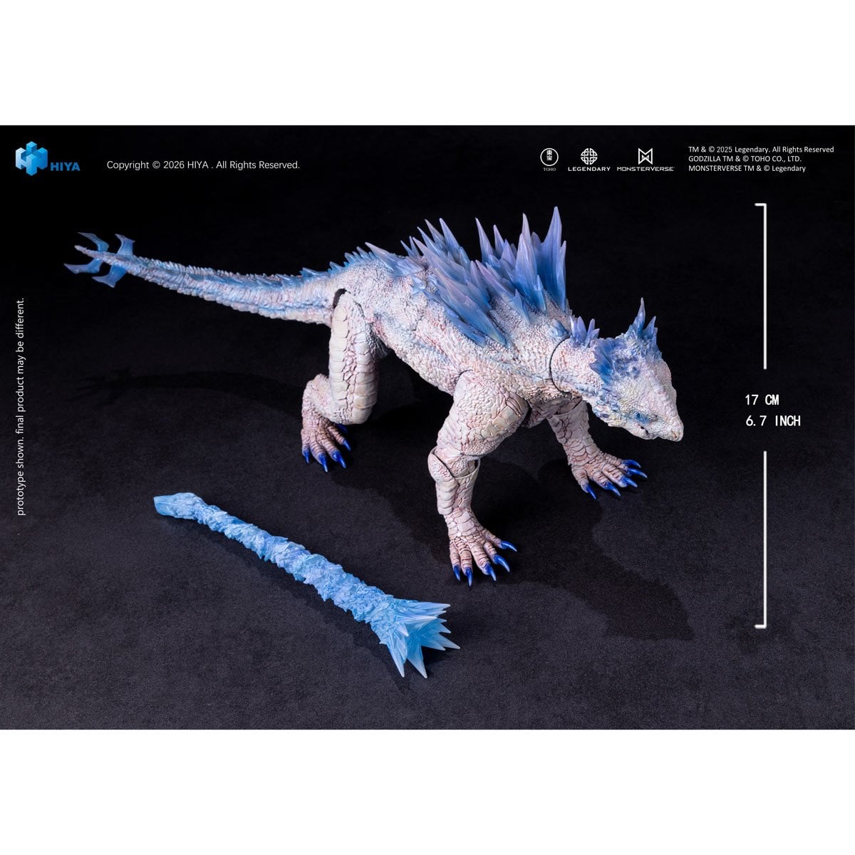 Godzilla x Kong: The New Empire Shimo Frost Bite Blast Exquisite Basic Plus Series None Scale 7-Inch Action Figure