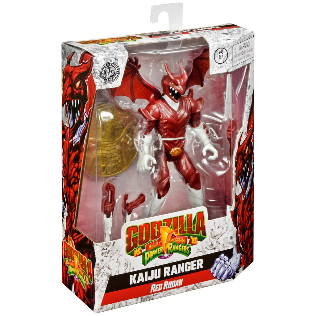 Godzilla vs. Mighty Morphin Power Rangers Wave 1 Action Figure Set of 3