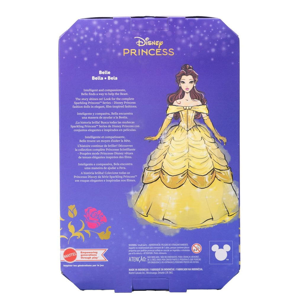 Disney Princess Sparkling Princess Belle Fashion Doll