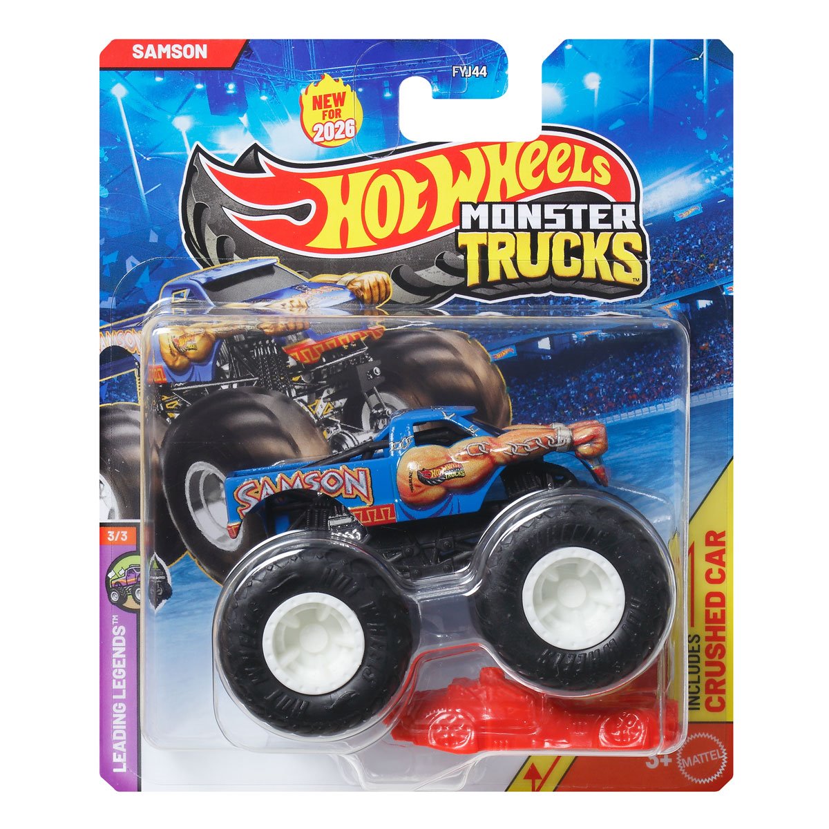 Hot Wheels Monster Trucks 1:64 Scale Vehicle 2026 Mix 6 Case of 8