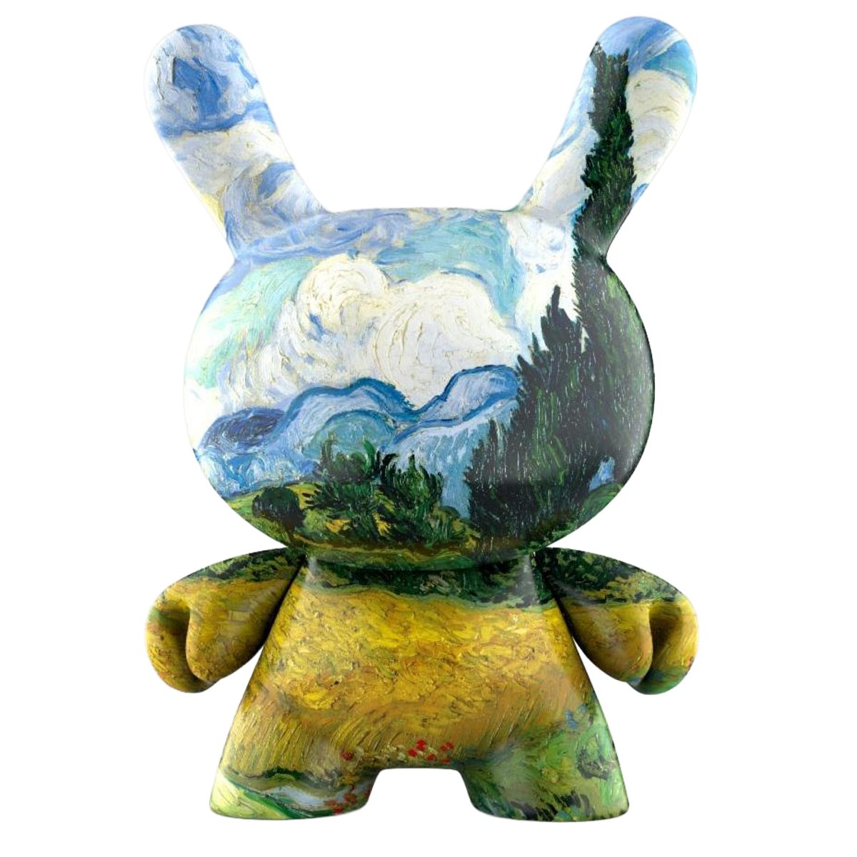 The Met Wheat Fields with Cypresses by Vincent Van Gogh 3-Inch Showpiece Dunny Vinyl Art Figure