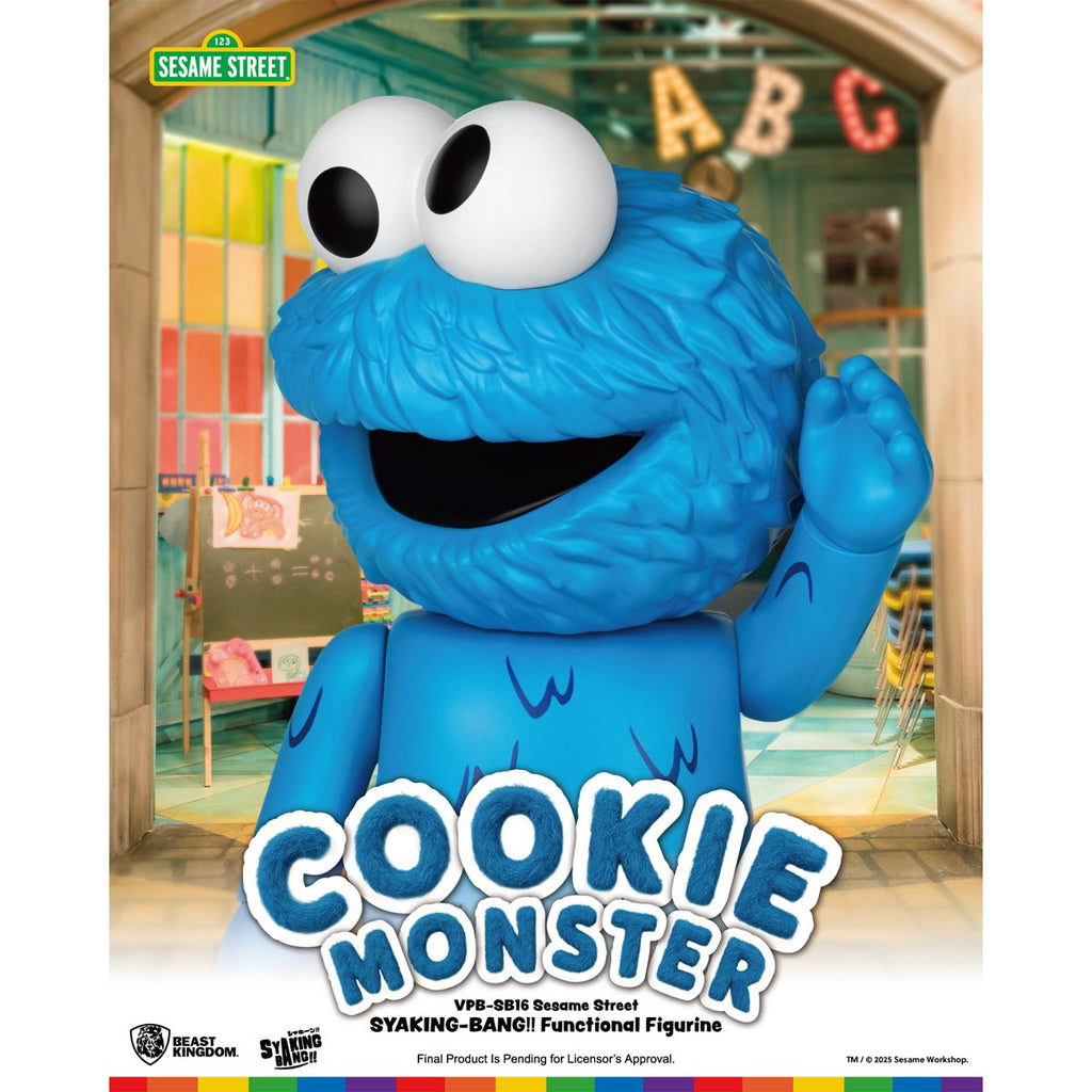 Sesame Street Cookie Monster VPB-SB16 Syaking-Bang!! Piggy Bank