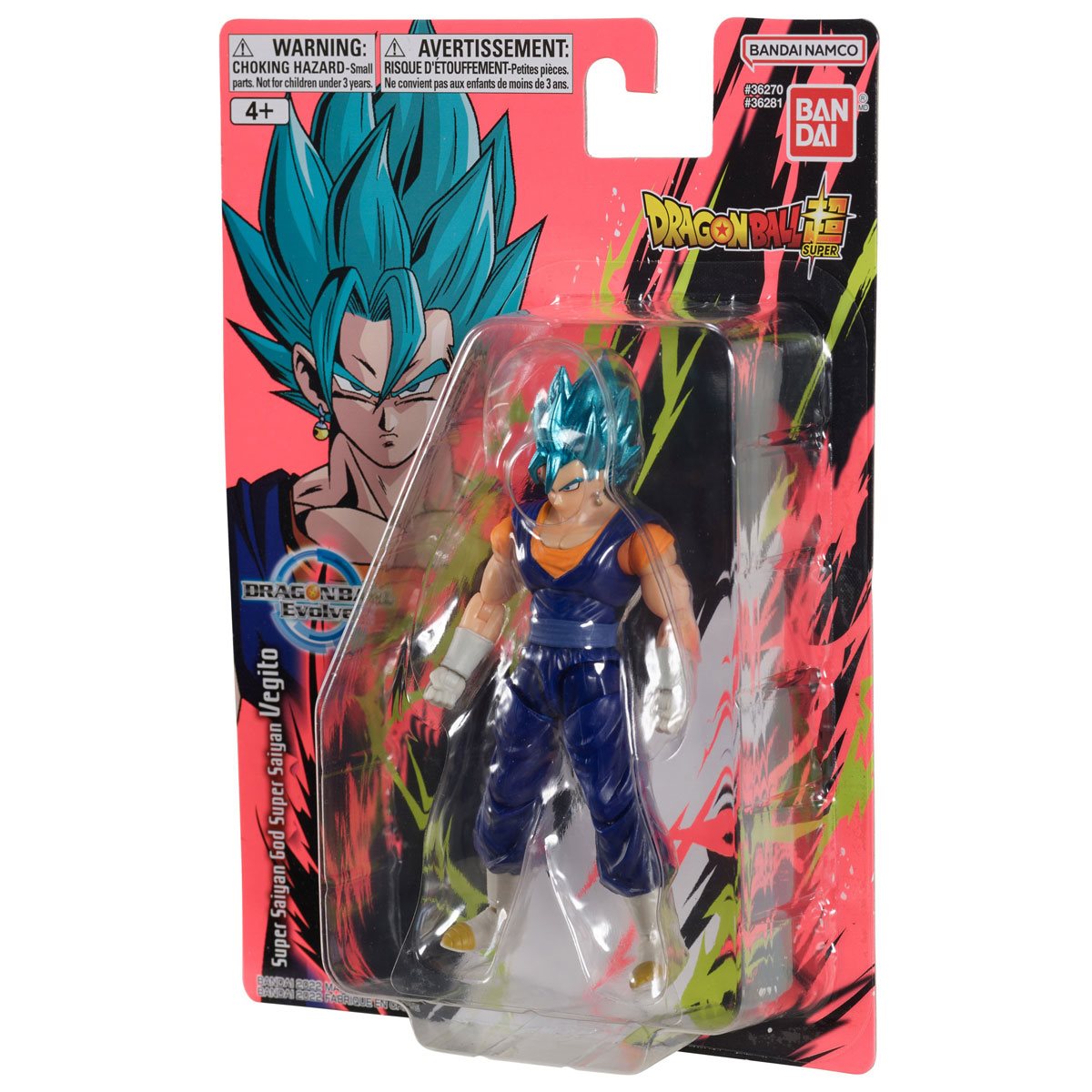 Dragon Ball Super Evolve Super Saiyan God Super Saiyan Vegito 5-Inch Action Figure