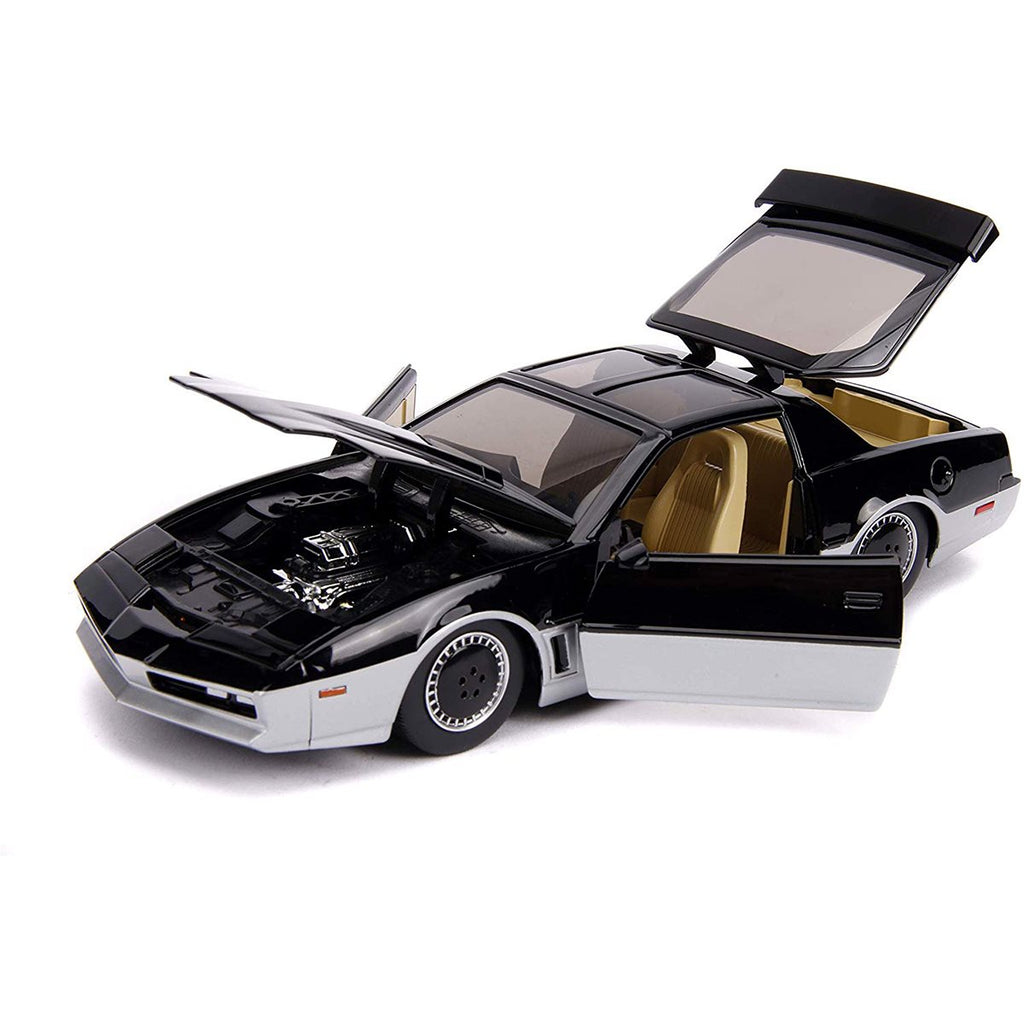 Hollywood Rides Knight Rider KARR 1982 Pontiac Trans Am 1:24 Scale Die-Cast Metal Vehicle with Lights