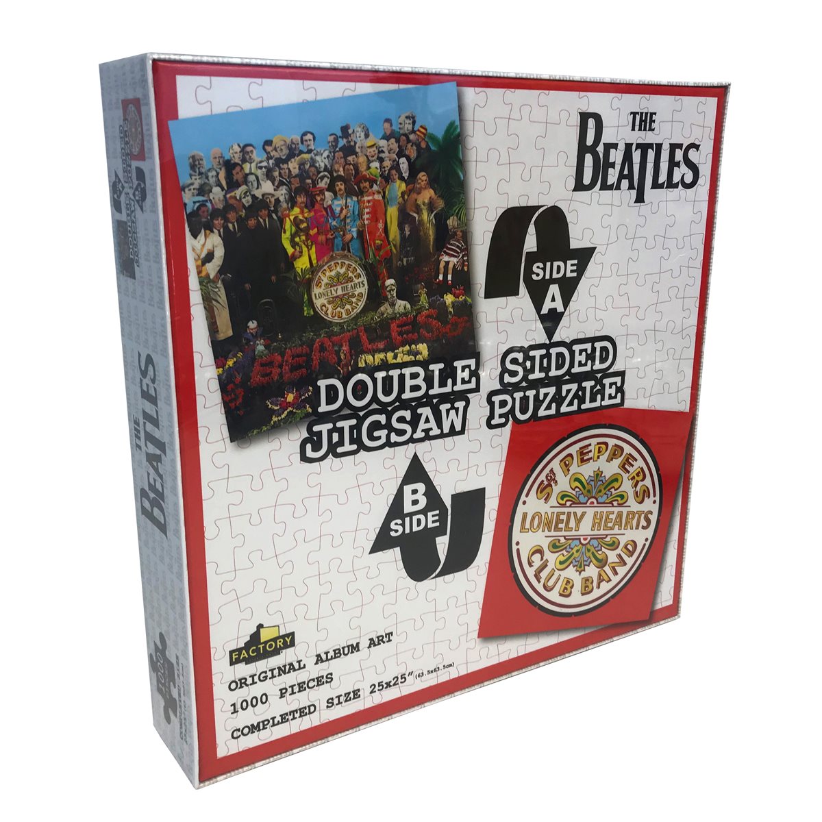 The Beatles Sgt Pepper Double Sided Album Art 1,000-Piece Jigsaw Puzzle