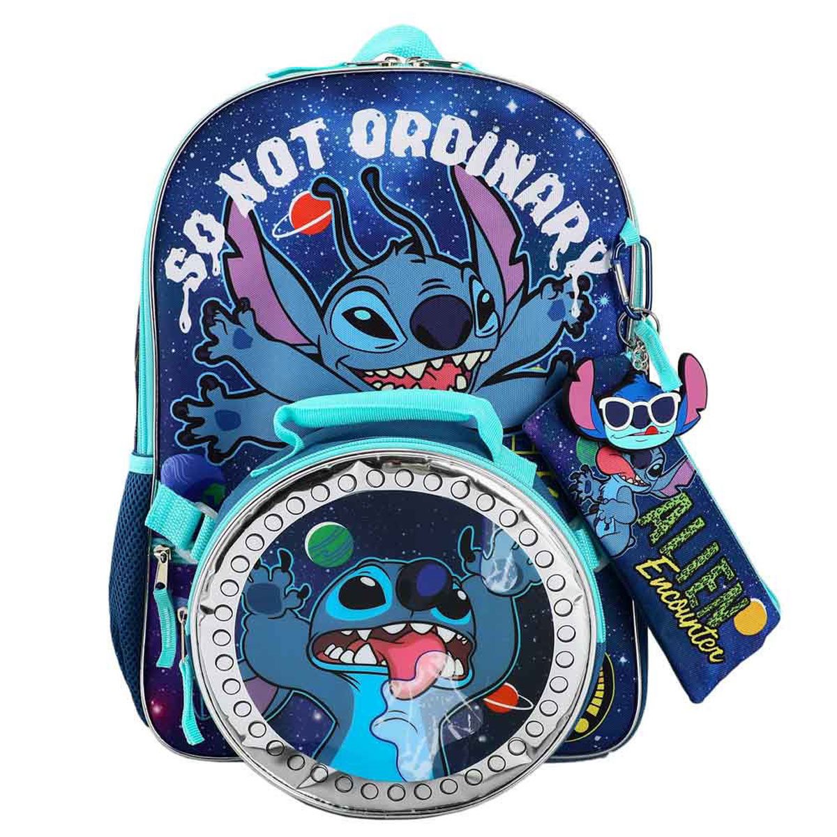 Lilo & Stitch So Not Ordinary Stitch Backpack 4-Piece Set