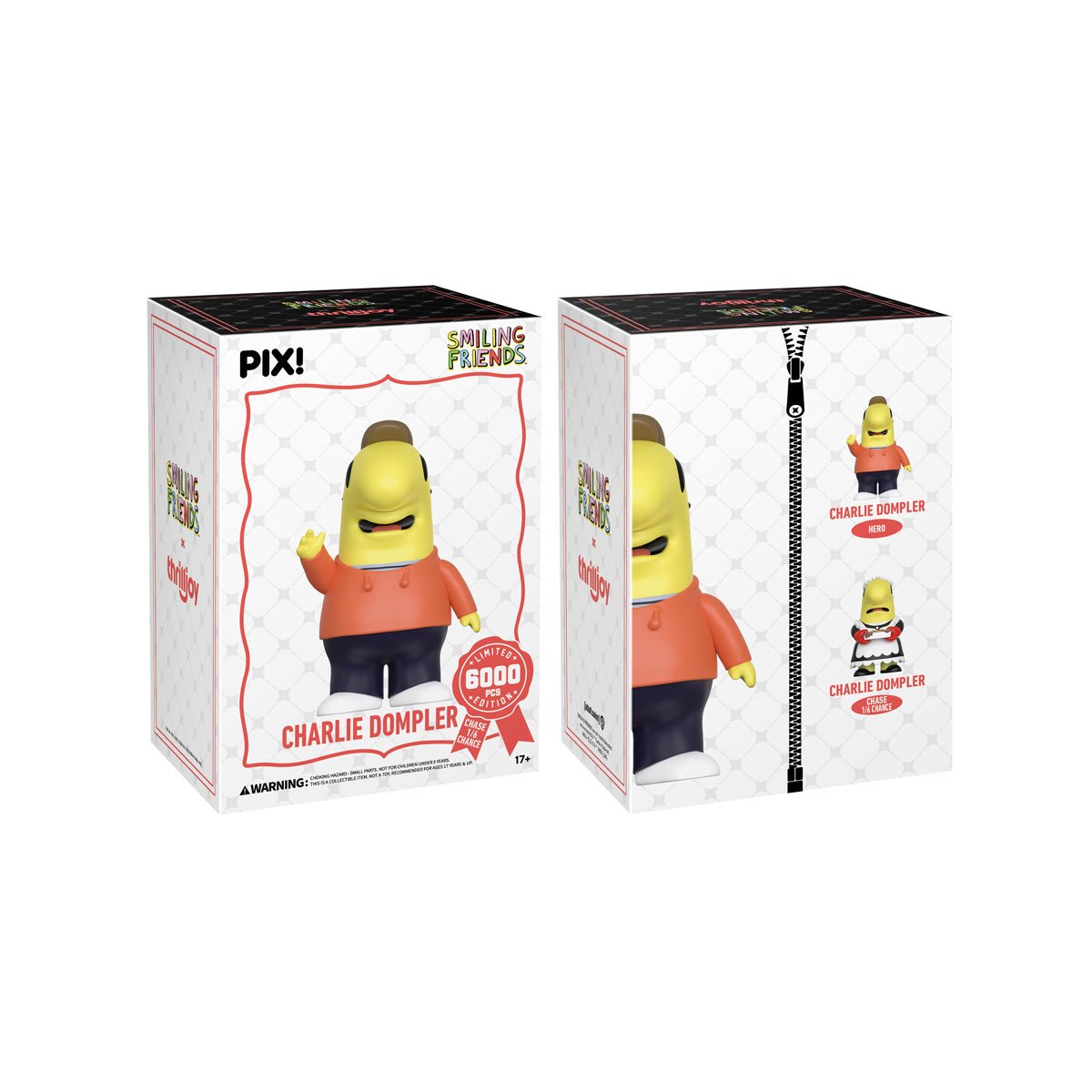 Smiling Friends Charlie Dompler Pix! Vinyl Figure