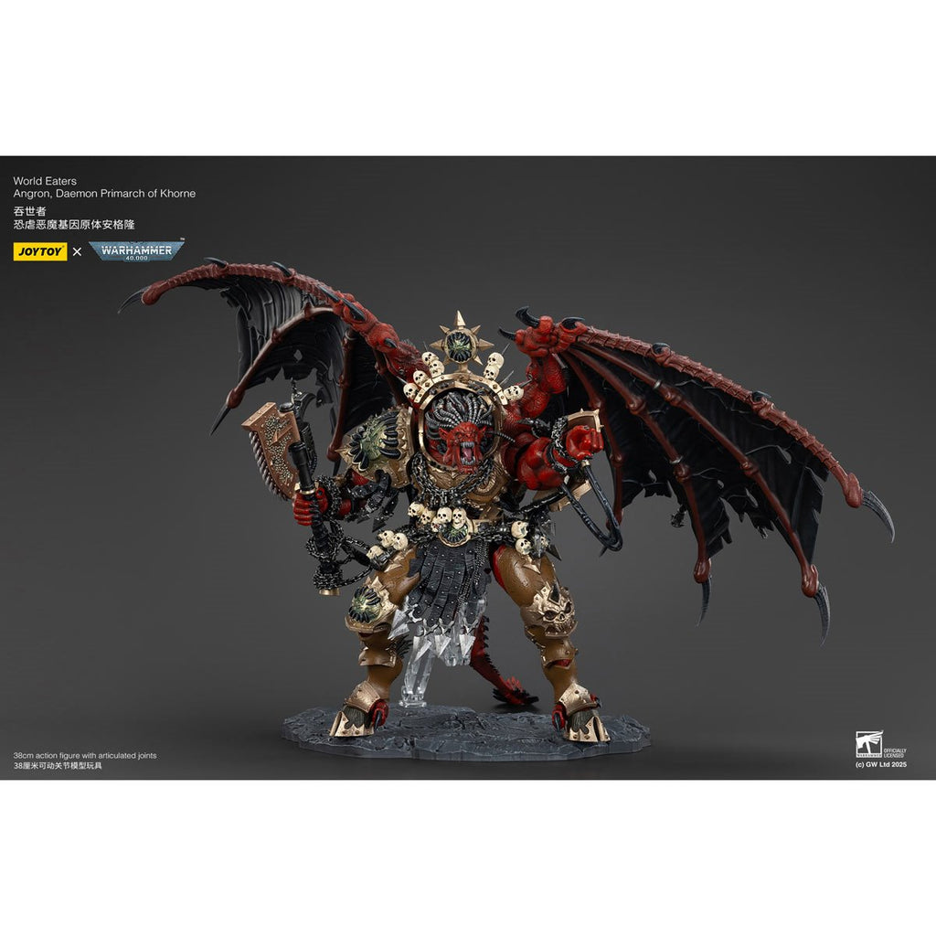 Joy Toy Warhammer 40,000 World Eaters Angron Daemon Primarch of Khorne 1:18 Scale Action Figure