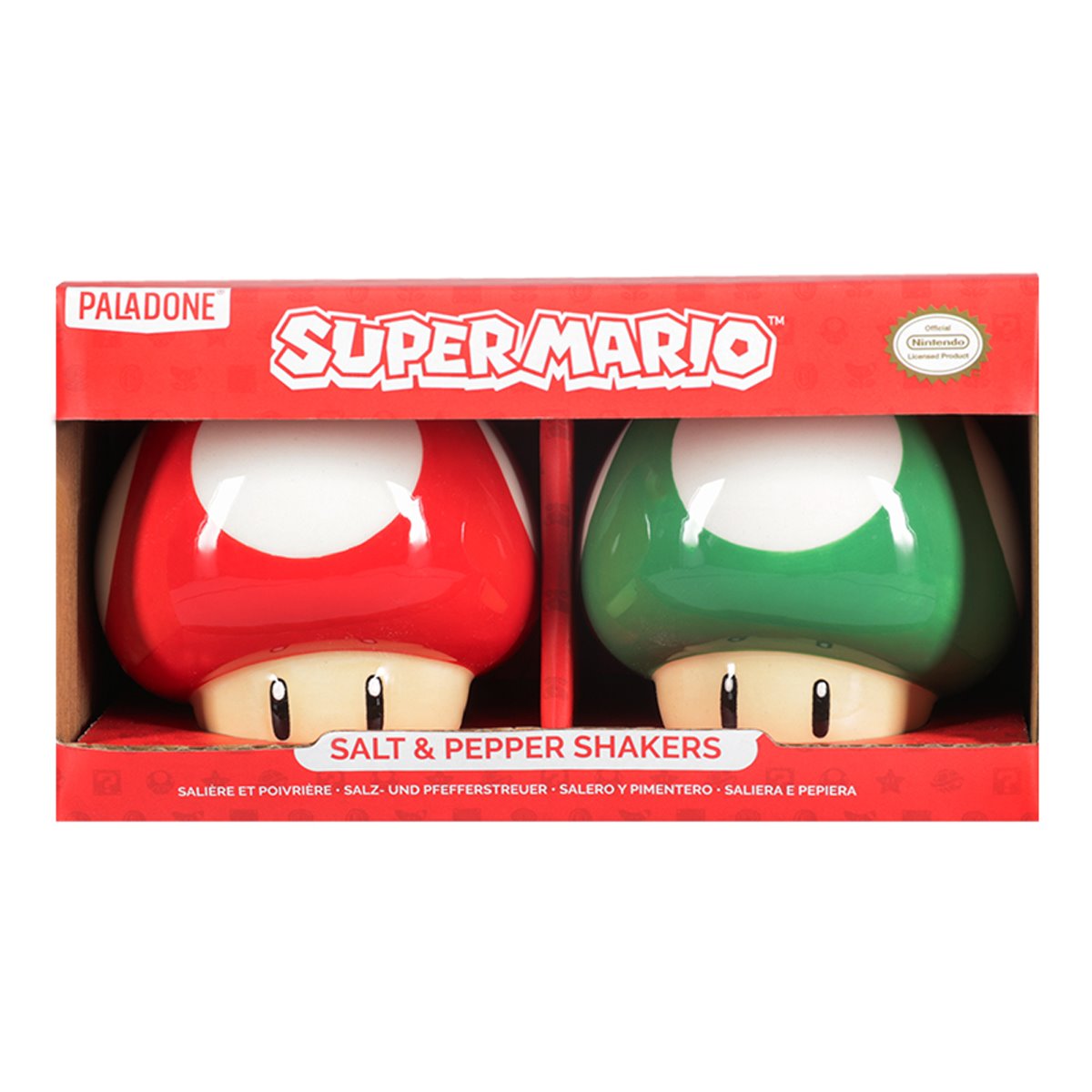 Super Mario Bros. Mushroom Salt and Pepper