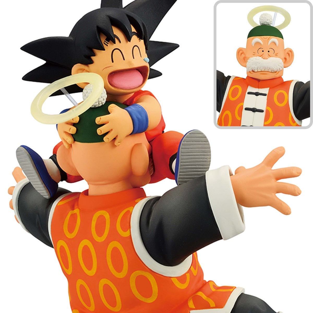 Dragon Ball Son Goku and Grandpa Son Gohan Dragon History II Revible Moment Statue