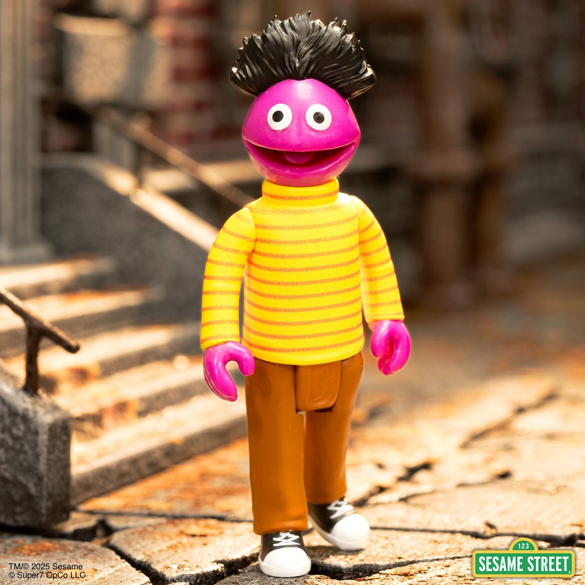 Sesame Street Roosevelt Franklin 3 3/4-Inch ReAction Figure