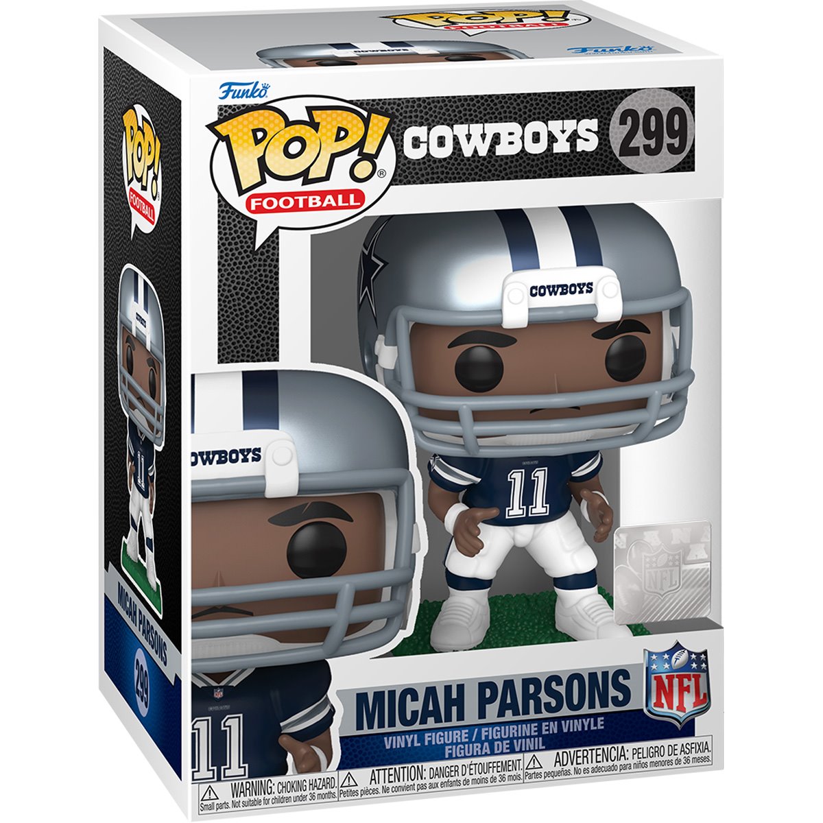 NFL Dallas Cowboys Micah Parsons (Color) Funko Pop! Vinyl Figure #299