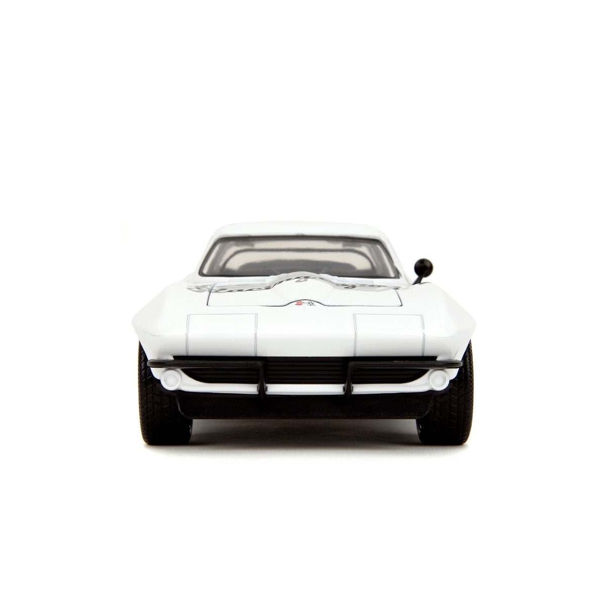 Bigtime Muscle 1966 Chevrolet Corvette Stingray White 1:24 Scale Die-Cast Metal Vehicle