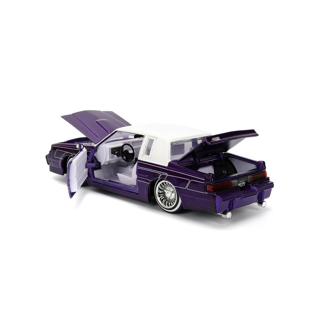 Bigtime Muscle 1987 Buick Grand National Candy Purple 1:24 Scale Die-Cast Metal Vehicle