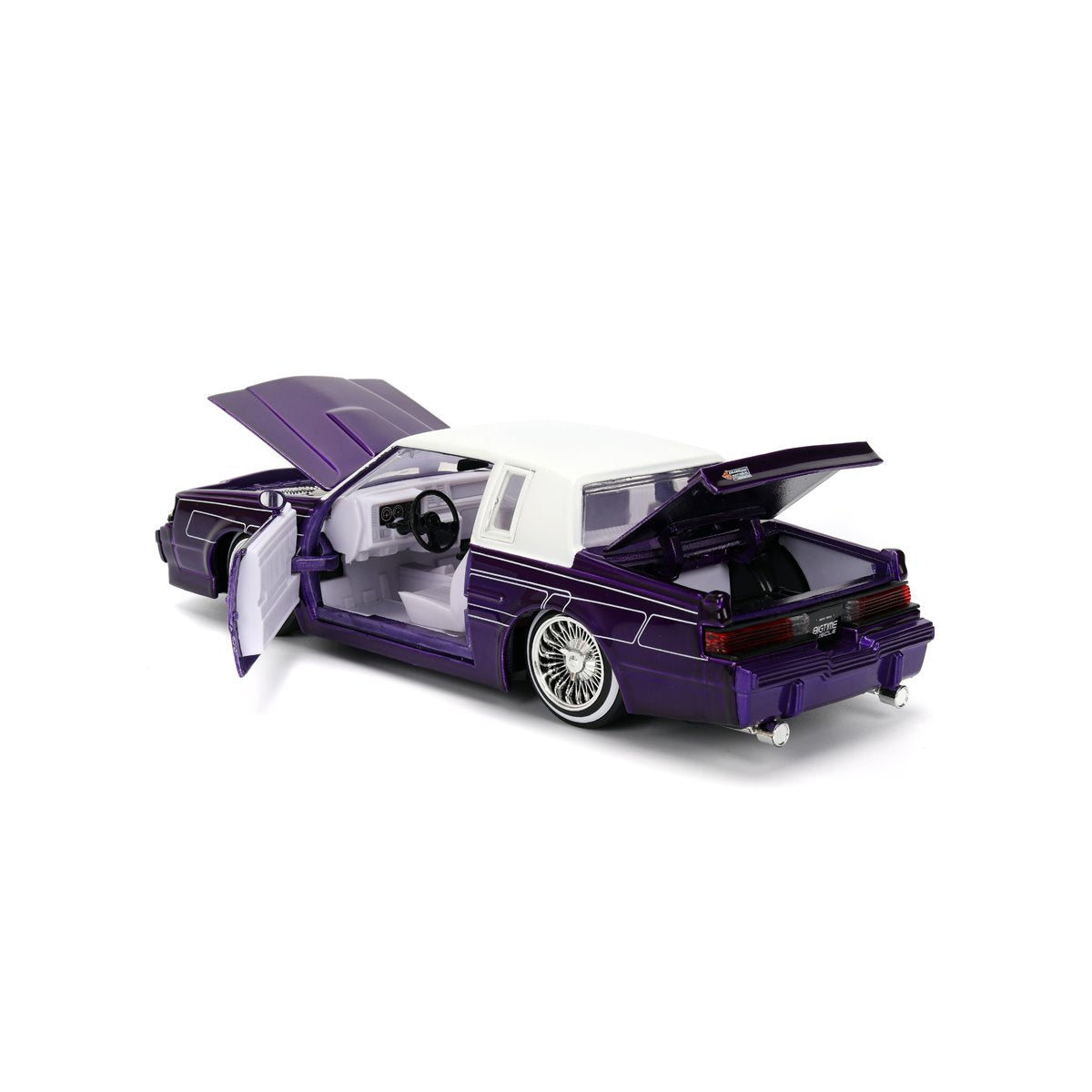 Bigtime Muscle 1987 Buick Grand National Candy Purple 1:24 Scale Die-Cast Metal Vehicle