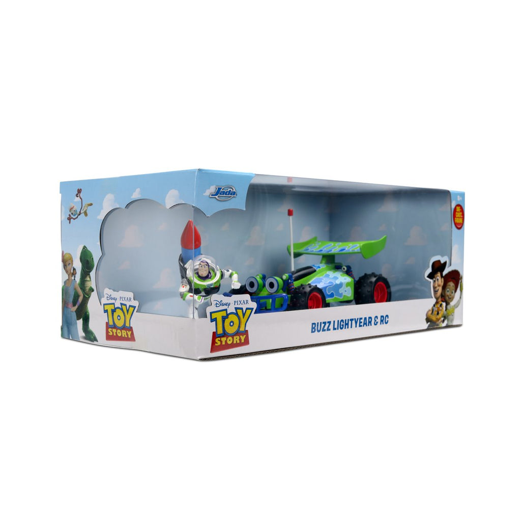 Hollywood Rides Toy Story RC 1:24 Scale Die-Cast Metal Vehicle with Buzz Lightyear Figure