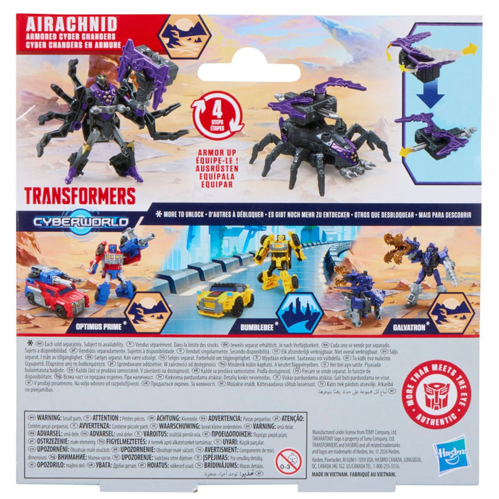 Transformers Cyberworld Armored Cyber Change Wave 3 Set of 4