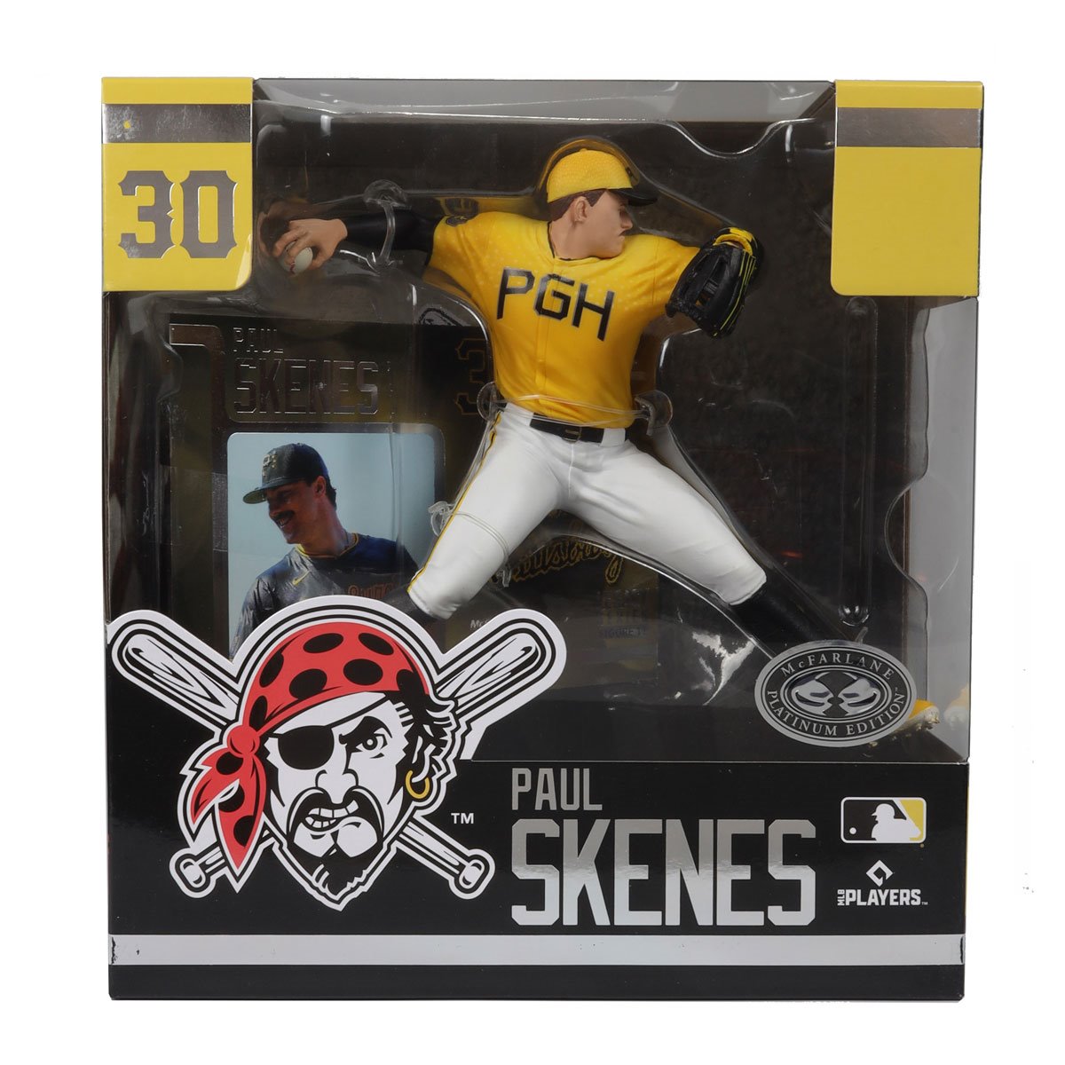 MLB SportsPicks Pittsburgh Pirates Paul Skenes 7-Inch Posed Figure Case of 6