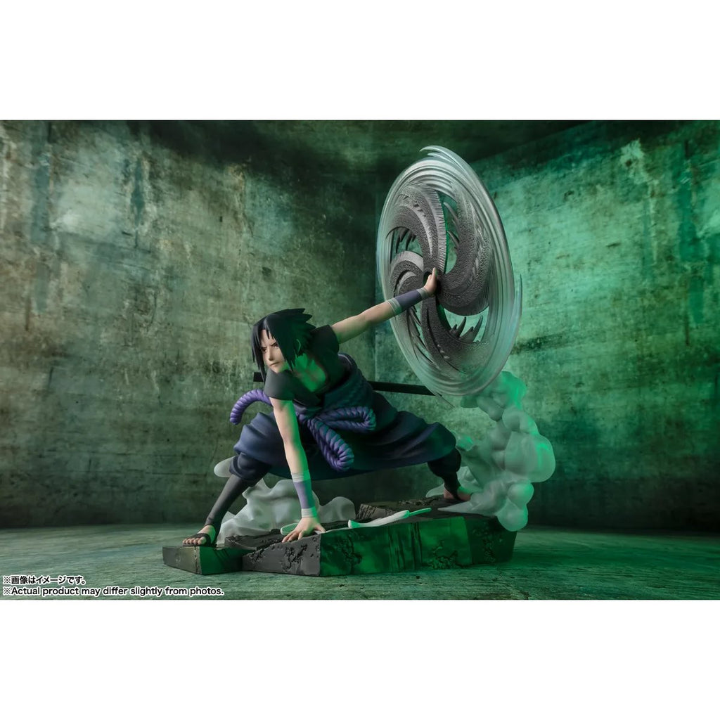 Naruto: Shippuden Sasuke Uchiha The Light and Dark of the Mangekyo Sharingan FiguartsZERO Extra Battle Statue