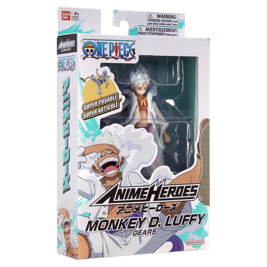One Piece Luffy Gear 5 Anime Heroes Action Figure