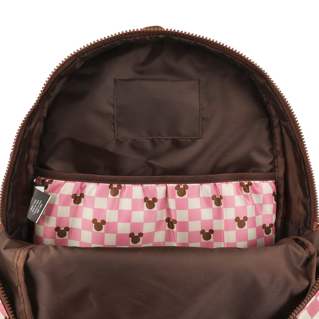 Mickey and Friends Checkerboard Travel Backpack
