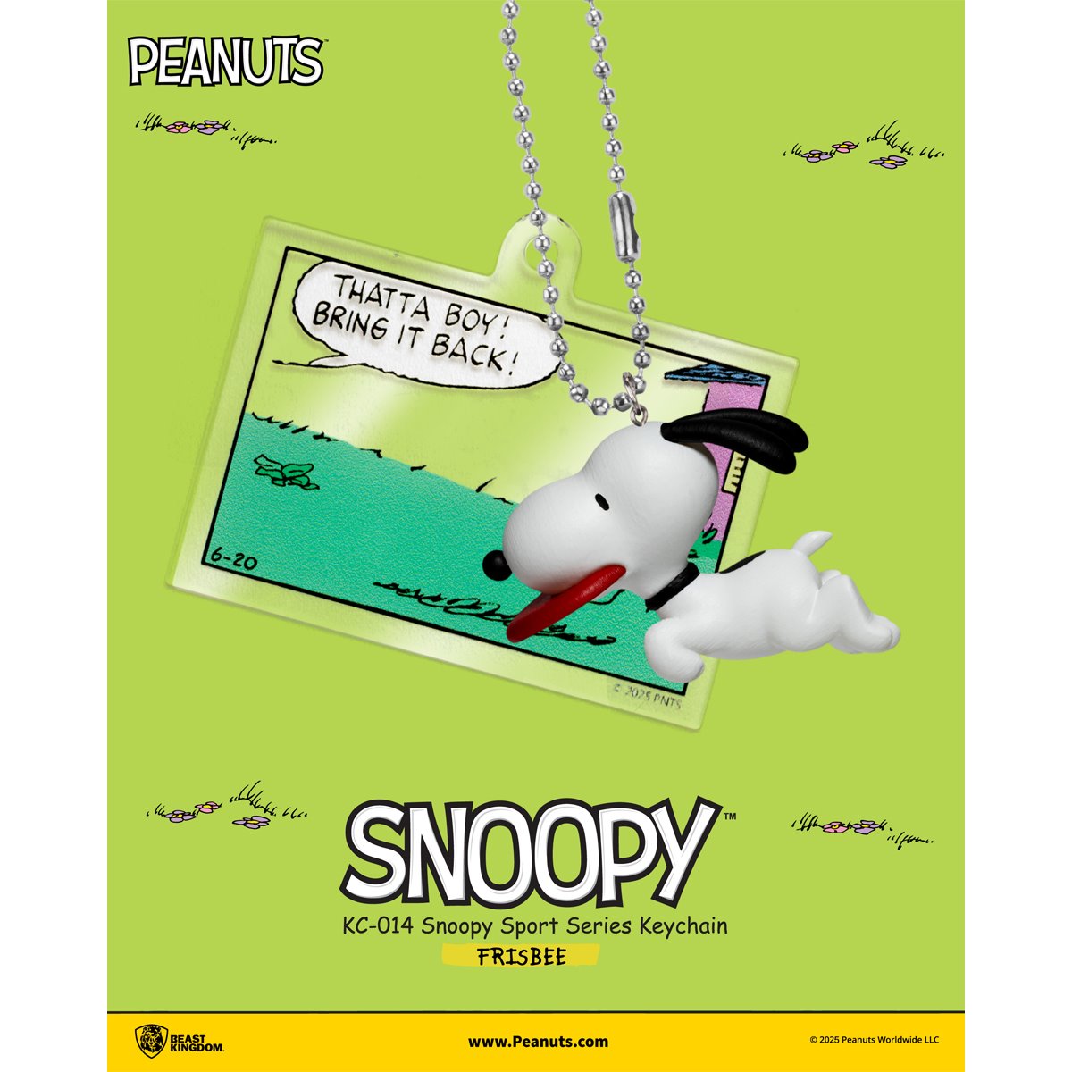Peanuts Snoopy KC-014 Sporty Scene Series Key Chain Blind Box Case of 6