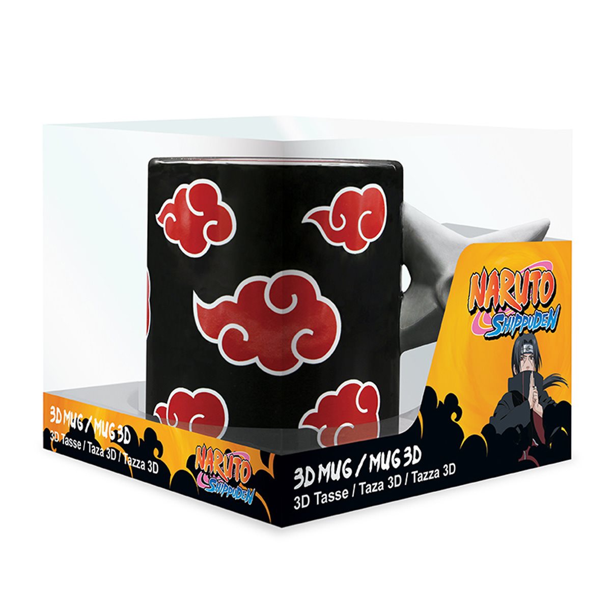 Naruto: Shippuden Shuriken Akatsuki 3D Handle 16oz. Mug