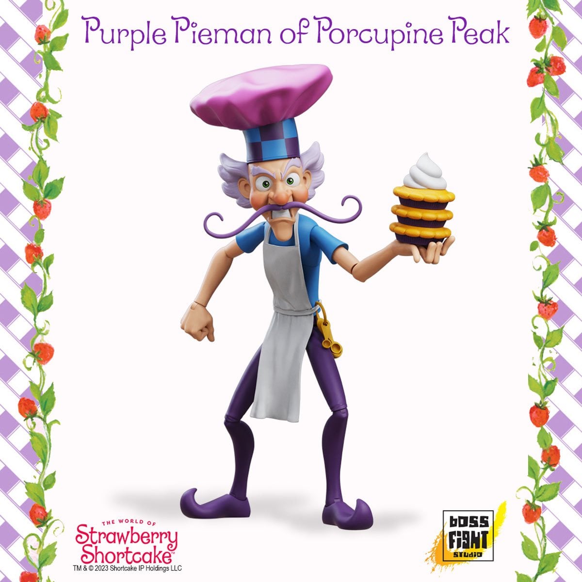 Strawberry Shortcake Purple Pieman of Porcupine Peak Action Figure