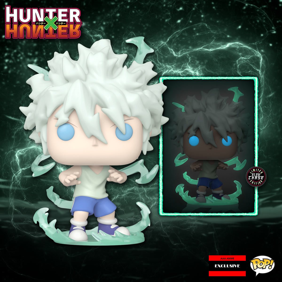 Hunter x Hunter Killua Zoldyck Godspeed Funko Pop! Vinyl Figure #1106 - AAA Anime Exclusive