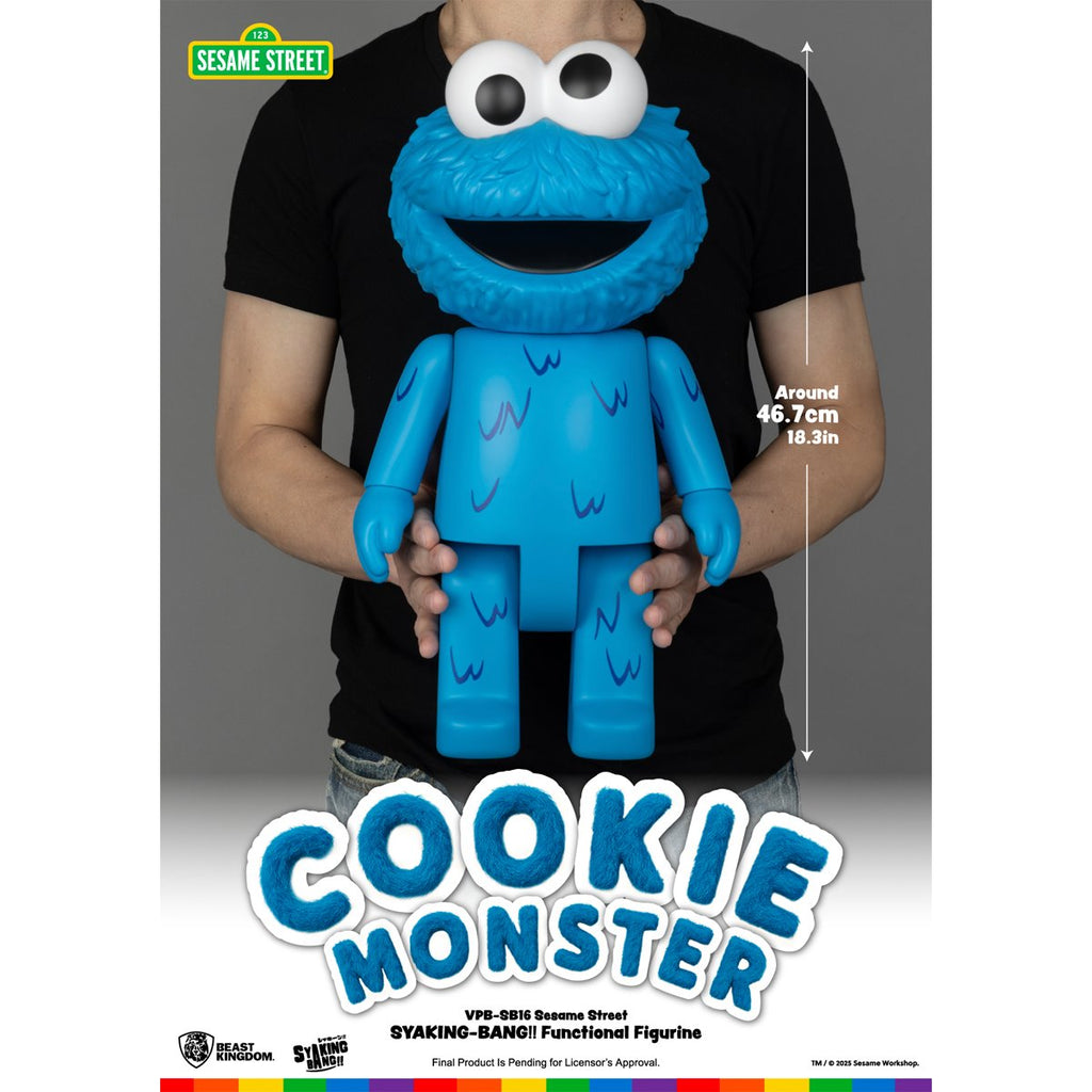 Sesame Street Cookie Monster VPB-SB16 Syaking-Bang!! Piggy Bank