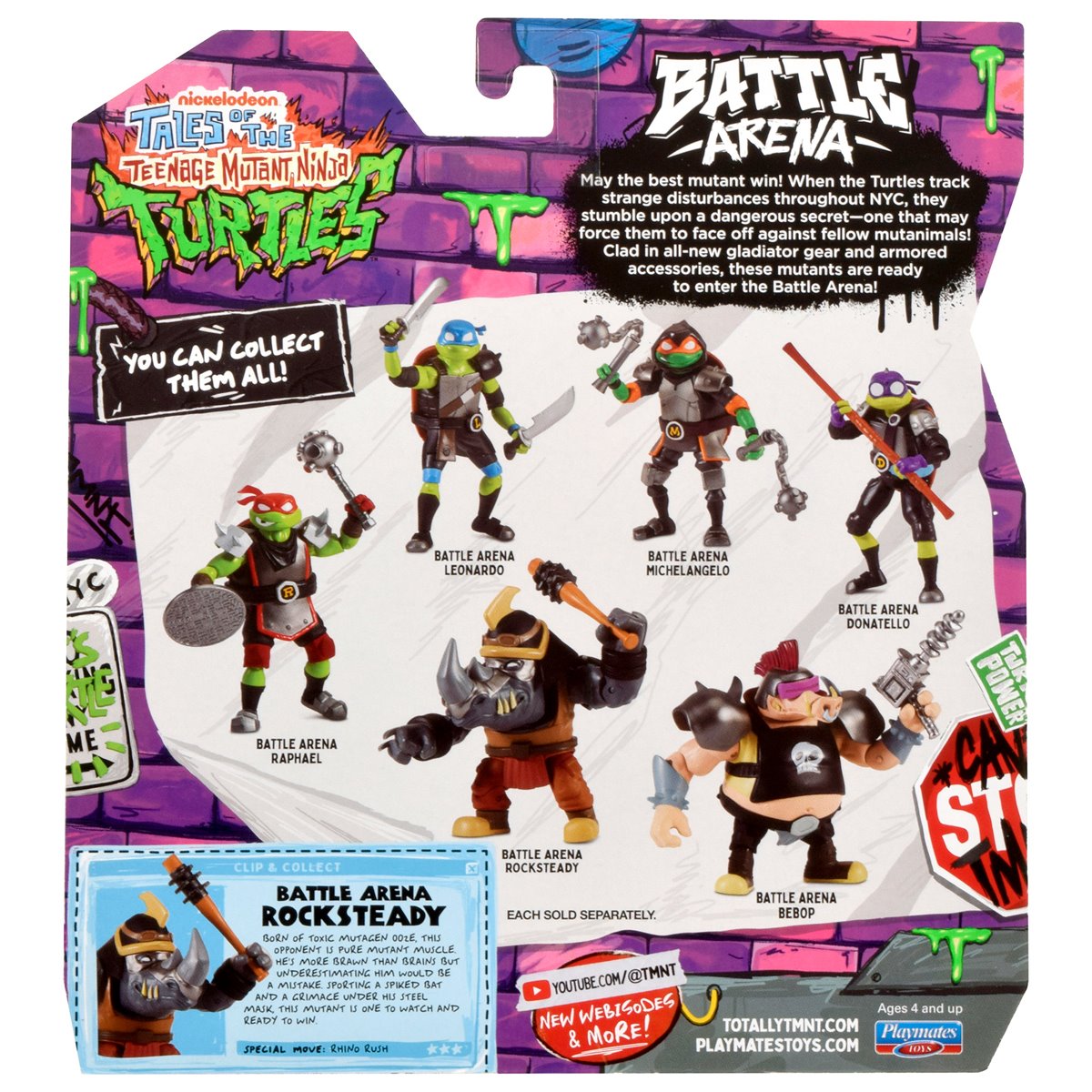 Tales of the Teenage Mutant Ninja Turtles Basic Action Figure Wave 6 Case of 8