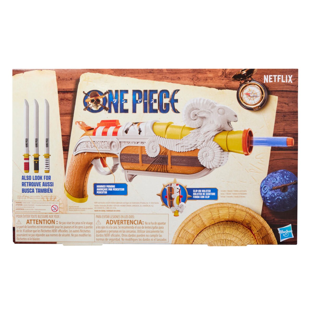One Piece Nerf Netfli Going Merry Blaster